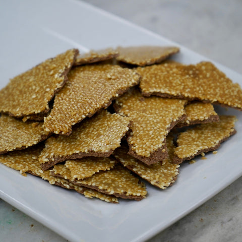 Chocolate Slices Coated with Sesame - Fantastic Chocolate