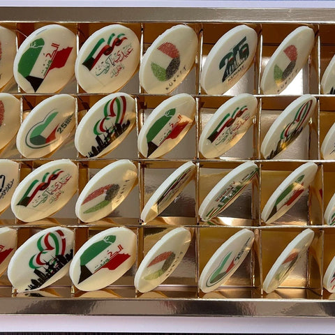 Kuwait National Days Cappuccino Chocolate Logo - Fantastic Chocolate