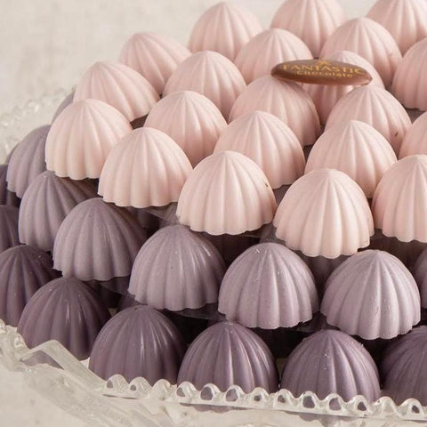 Lavender Ombre Chocolate - Crystal Tray - Fantastic Chocolate