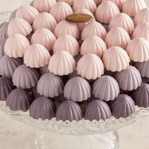 Lavender Ombre Chocolate - Crystal Tray - Fantastic Chocolate