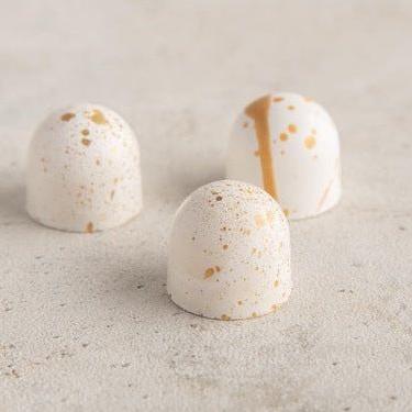 Tray of White and Gold Chocolate - Fantastic Chocolate