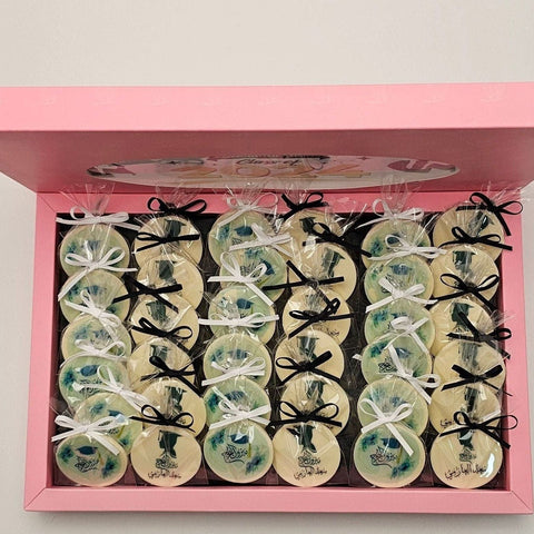 Pink Graduation White Chocolate Box - Fantastic Chocolate