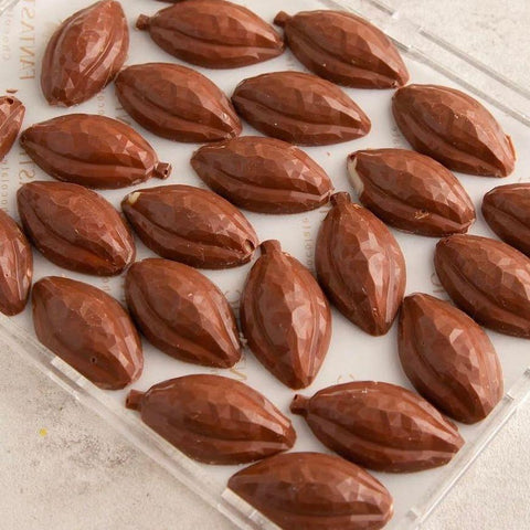 Tray of Leaves-shaped Chocolate - Fantastic Chocolate