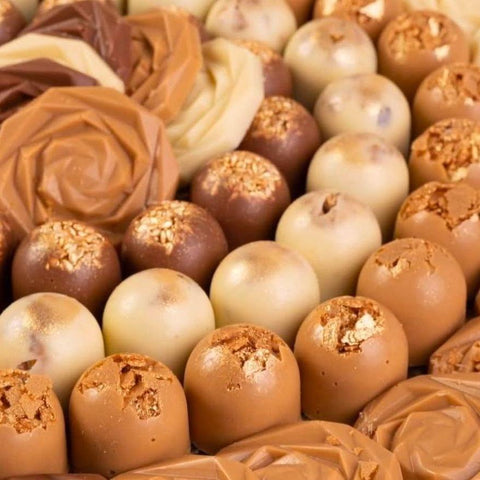 Golden Collection Crystal Tray - Fantastic Chocolate