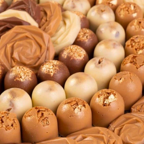 Golden Collection Crystal Tray - Fantastic Chocolate