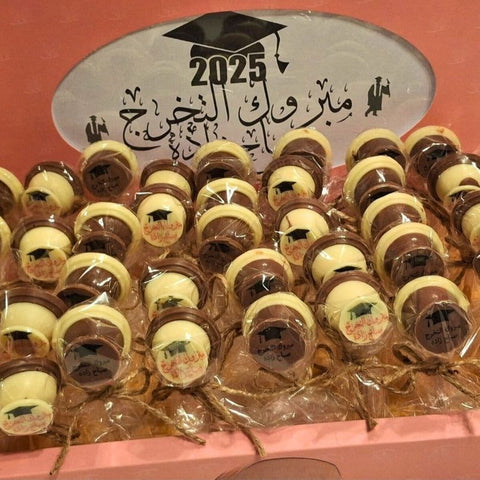 Chocolate Lollipop Graduation Box 40 Piece - Fantastic Chocolate
