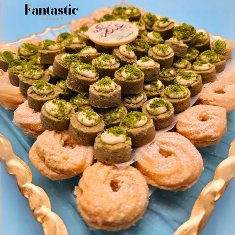 Ghraiba & French Biscuit Crystal Tray