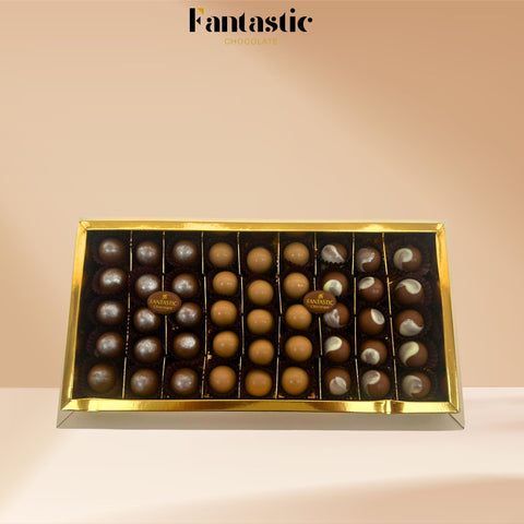 White Happiness Box of Mini Chocolate Bites
