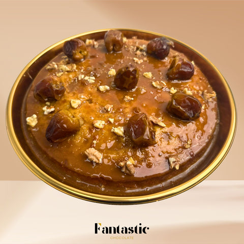 Date Cake with Caramel Sauce