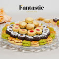 Plate of Assorted Petit Four Biscuits - Fantastic Chocolate