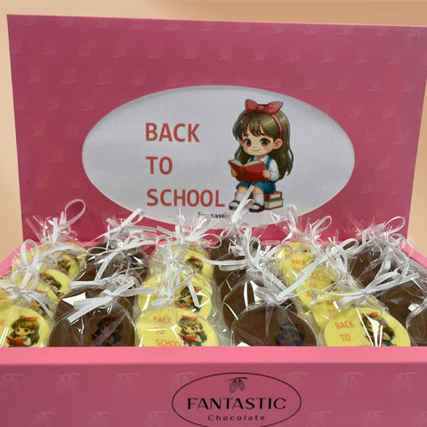 Back to School Chocolate Box with Name Printed - Fantastic Chocolate