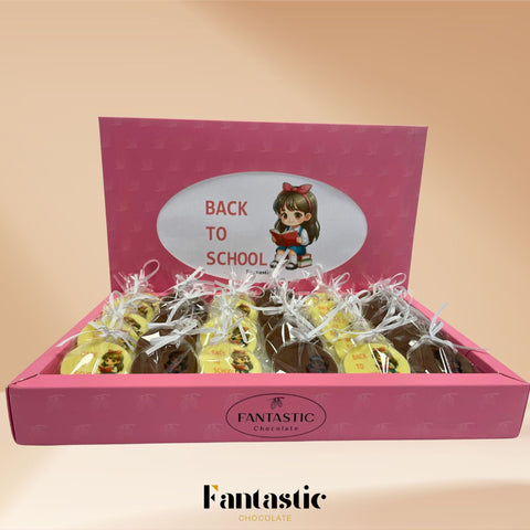 Back to School Chocolate Box with Name Printed - Fantastic Chocolate
