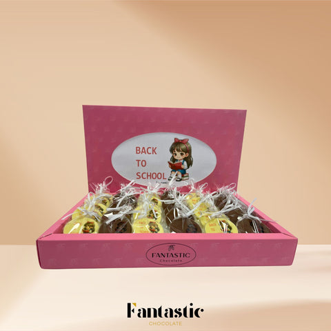 Back to School Chocolate Box with Name Printed - Fantastic Chocolate
