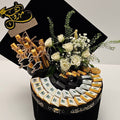 Black Graduation Cap Chocolate Box with Chocolate Sticks - Fantastic Chocolate