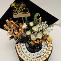 Black Graduation Cap Chocolate Box with Chocolate Sticks - Fantastic Chocolate