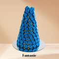 Blue Chocolate Tower with a Congratulating Sentence (39) - Fantastic Chocolate