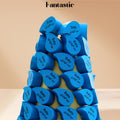 Blue Chocolate Tower with a Congratulating Sentence (39) - Fantastic Chocolate