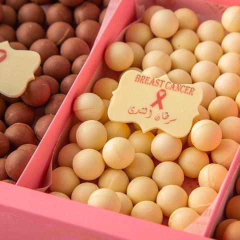 Breast Cancer Awareness Decorated Chocolate Balls Box - Fantastic Chocolate