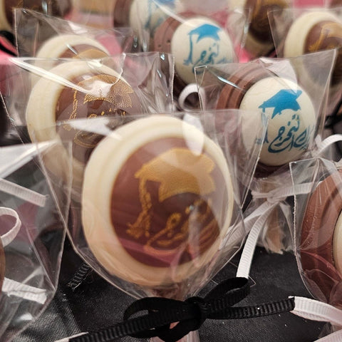 Chocolate Lollipop Graduation Box 24 Pieces - Fantastic Chocolate