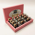 Chocolate Lollipop Graduation Box 24 Pieces - Fantastic Chocolate