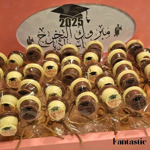 Chocolate Lollipop Graduation Box 40 Piece - Fantastic Chocolate