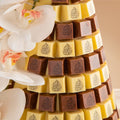 Chocolate Tower with a Congratulating Sentence (10) - Fantastic Chocolate