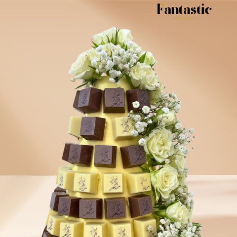 Chocolate Tower with a Congratulating Sentence (29) - Fantastic Chocolate