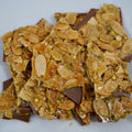 Crunchy Almonds Slices Layered with Milk Chocolate - Fantastic Chocolate
