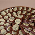 Crystal Tray of "Alf Mabruk" Printed Chocolate - Fantastic Chocolate
