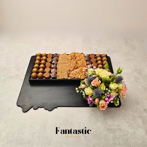 Eid & Hajj Wooden Tray 1 - Fantastic Chocolate