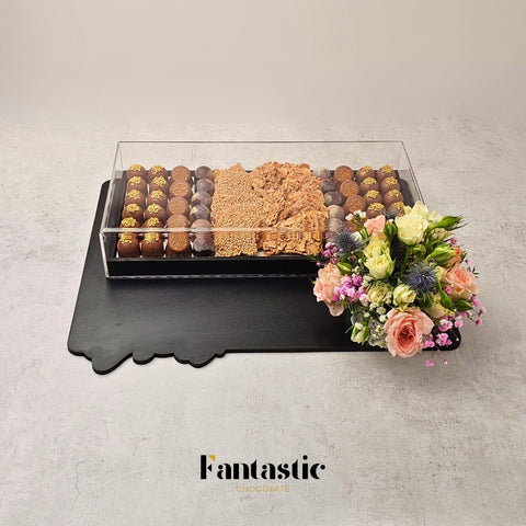 Eid & Hajj Wooden Tray 1 - Fantastic Chocolate