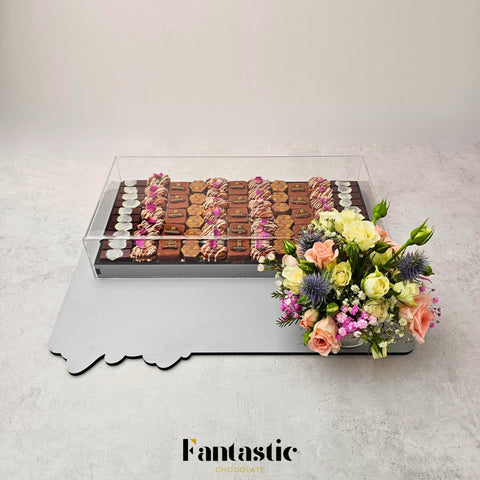 Eid & Hajj Wooden Tray 2 - Fantastic Chocolate