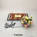 Eid & Hajj Wooden Tray 2 - Fantastic Chocolate