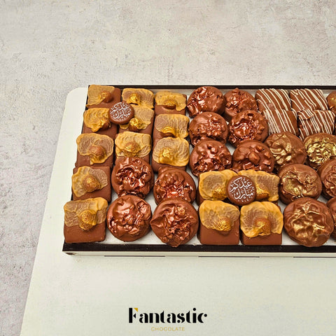 Eid & Hajj Wooden Tray 3 - Fantastic Chocolate