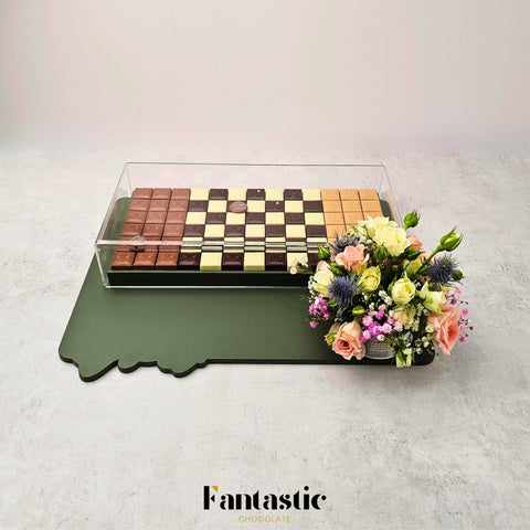 Eid & Hajj Wooden Tray 4 - Fantastic Chocolate