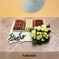 Eid & Hajj Wooden Tray 8 - Fantastic Chocolate
