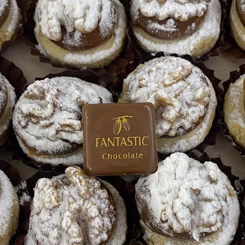 Walnut Caramel Ghraiba - Fantastic Chocolate