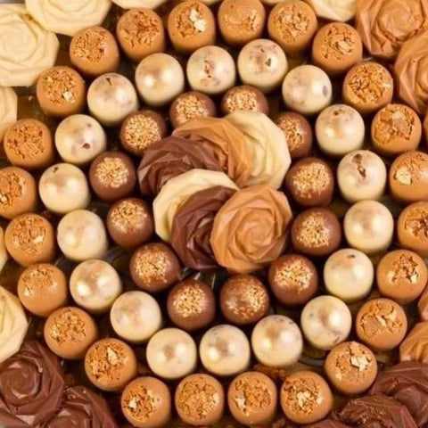 Golden Collection Crystal Tray - Fantastic Chocolate