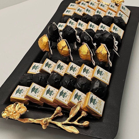 Graduation Chocolate Tray - Black - Fantastic Chocolate