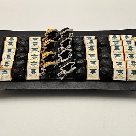 Graduation Chocolate Tray - Black - Fantastic Chocolate