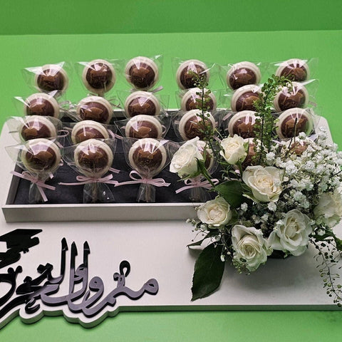 Graduation Congratulations Chocolate Lollipop Tray - Fantastic Chocolate
