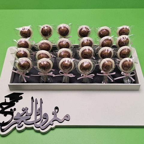 Graduation Congratulations Chocolate Lollipop Tray - Fantastic Chocolate