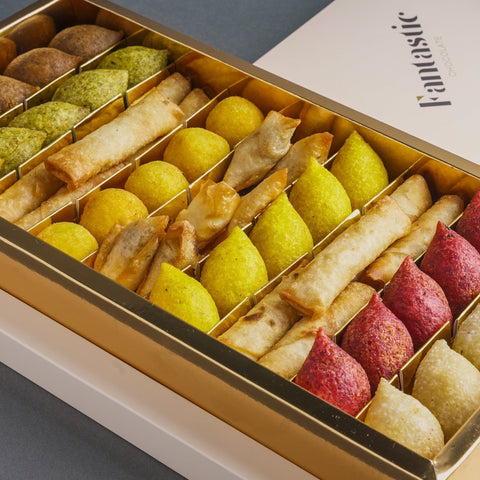 Kubbeh Mix Box with Spring Roll and Samosa - Fantastic Chocolate