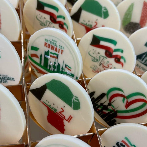 Kuwait National Days Cappuccino Chocolate Logo - Fantastic Chocolate
