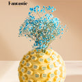 Large Ball of Name Printed White Chocolate - Blue/Pink (9) - Fantastic Chocolate