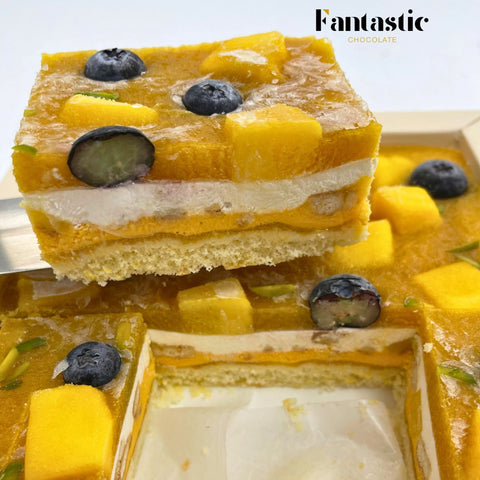 Mango Ice Cream Cake Large - Fantastic Chocolate