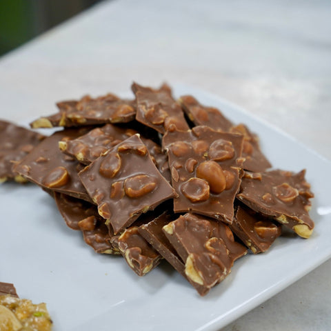 Milk Chocolate Slices with Hazelnut - Fantastic Chocolate