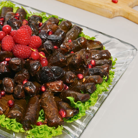 Mixed Grape Leaves Plate - Fantastic Chocolate