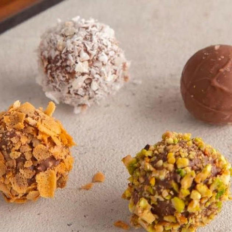 Truffle Chocolate Balls - Crystal Tray - Fantastic Chocolate