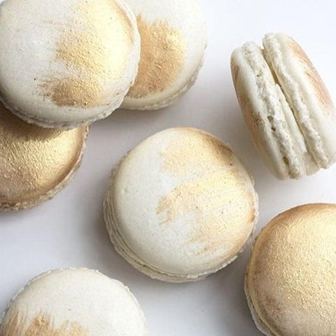 Macaron White & Gold - Fantastic Chocolate